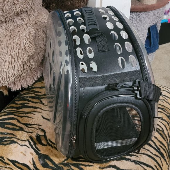 Pet Carrier Dog or Cat Black New! 	16.53"L x 11"W x 12.59"H - Picture 7 of 7